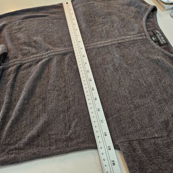 Barefoot Dreams CozyChic Ultra Lite Tie-Front Top Lightweight Sweater Small - Picture 10 of 10